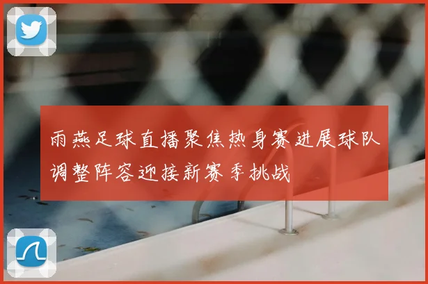 雨燕足球直播聚焦热身赛进展球队调整阵容迎接新赛季挑战
